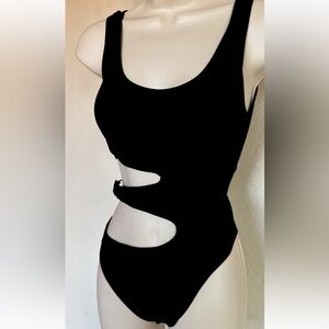 Black Cutout Swimsuit Size ML